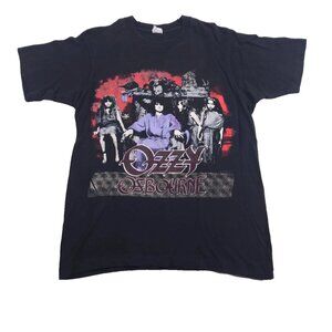 Vintage 80s Ozzy Osbourne 1988 No Rest For the Wicked Tour Black band tee L
